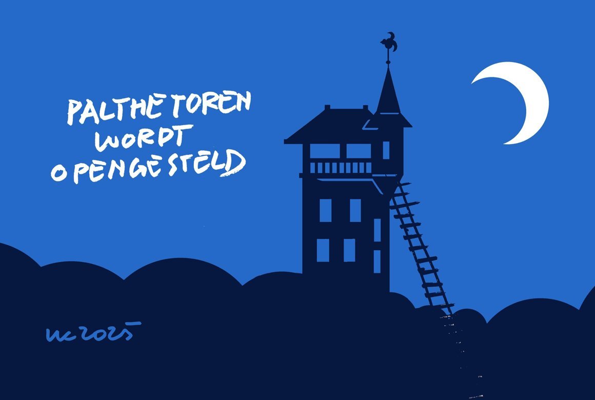 Cartoon Palthe opengesteld.jpg